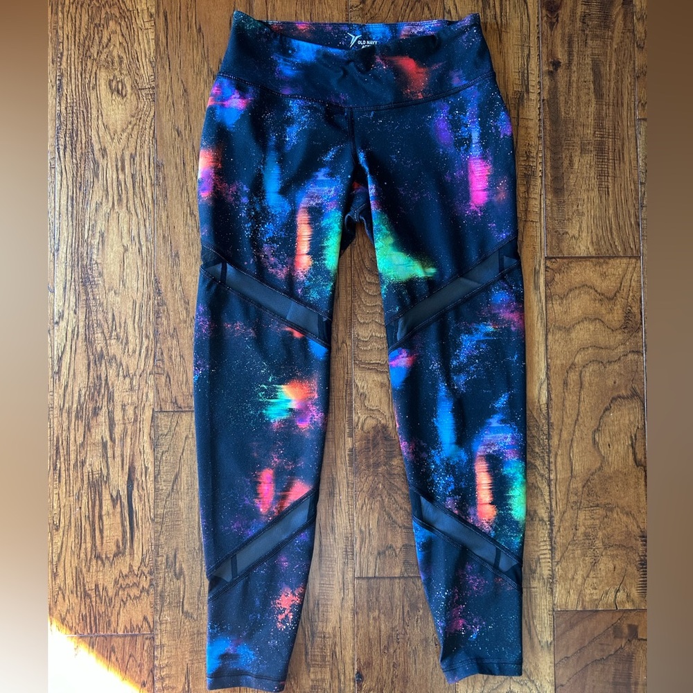 Old Navy Multicolor Galaxy Print Women’s Leggings